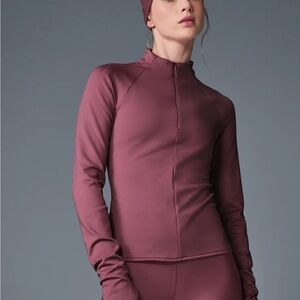 ALO Burgundy Truffle Airlift Warm Set